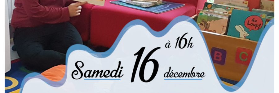 L’heure des contes samedi 16 décembre 2023 à 16h à la médiathèque de Peipin