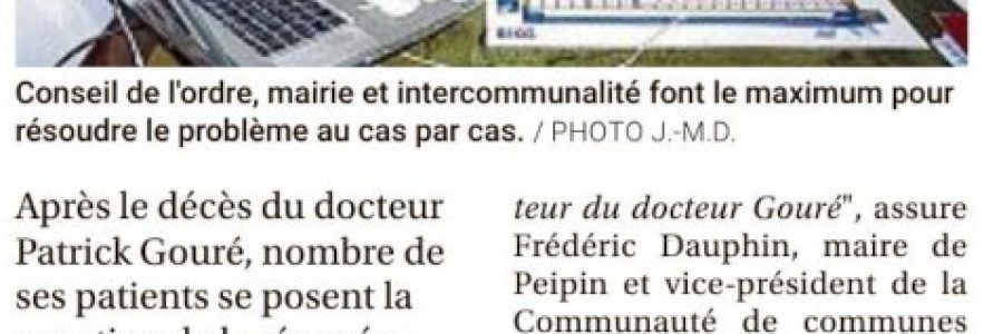 La Provence du 21/03/25 : Les habitants attendent leurs dossiers médicaux