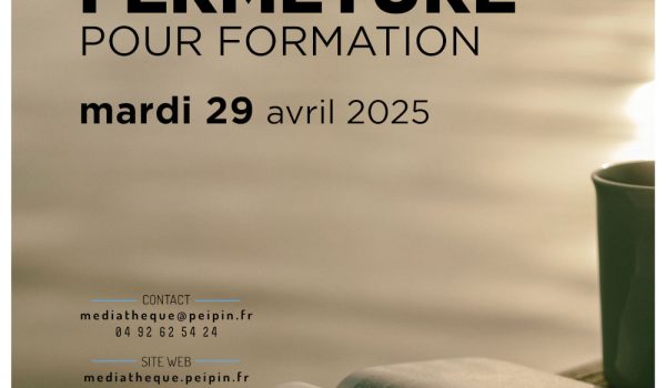 Fermeture de la médiathèque mardi 29 avril 2025