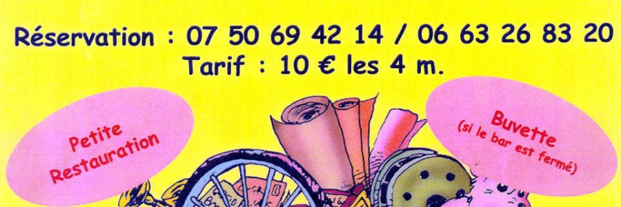 Vide grenier dimanche 22 juin 2025 à Peipin