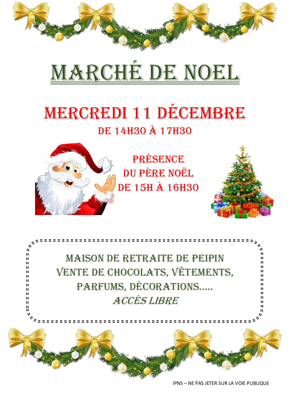 EHPAD-PEIPIN- Marché-de-Noel 2019