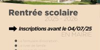 École de Peipin : inscriptions scolaires 2025/2026