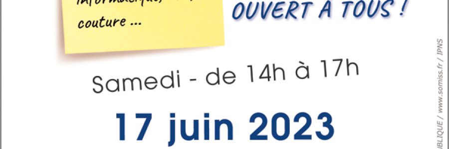Repair Café samedi 17 juin 2023 à Peipin