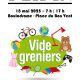 Vide grenier dimanche 18 mai 2025 sur la Place du Bon-Vent