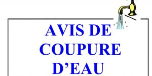 COUPURE D’EAU