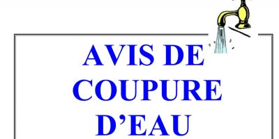 COUPURE D’EAU