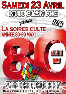 Nuit Blanche > Soirée année 80 - 90 > 23 avril 2016