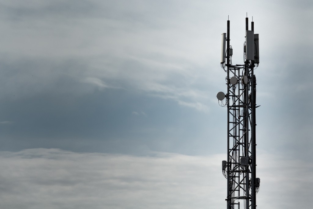 Image d'une antenne de radiotéléphonie mobile