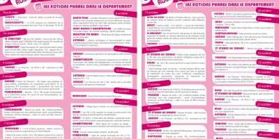 Octobre ROSE : mois de sensibilisation au dépistage du cancer du sein