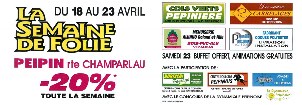 semainede folie 18 au 23 avril 2016