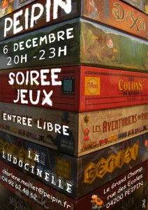 soirée jeux 6 dec